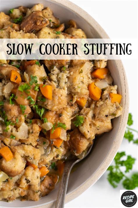 Slow Cooker Stuffing Recipe Slow Cooker Stuffing Recipes Holiday