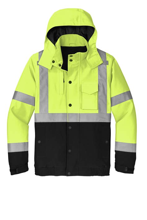 Cornerstone Csj501 Mens Safety Yellow Enhanced Visibility Waterproof