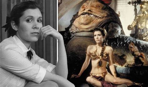 Star Wars Carrie Fisher Hated Wearing Princess Leias Iconic Gold