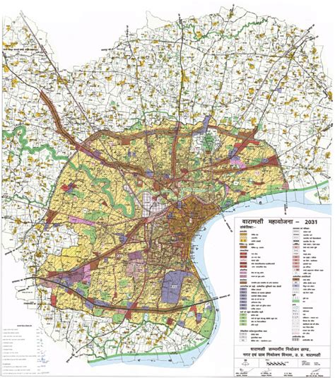 Varanasi Master Plan 2021 Map Master Plans India