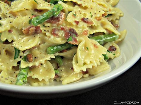 Olla Podrida Creamy Pasta With Asparagus And Bacon