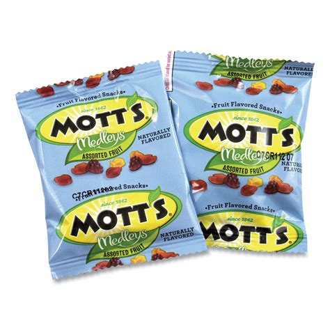Mott S Medleys Fruit Snacks 0 8 Oz Pouch 90 Pouches Box Delivered