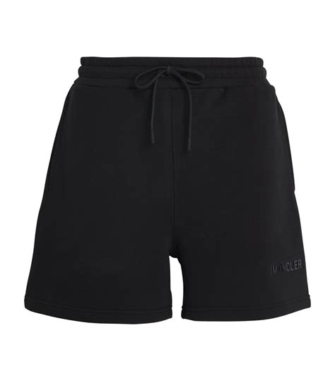 Moncler Black Logo Shorts Harrods Uk