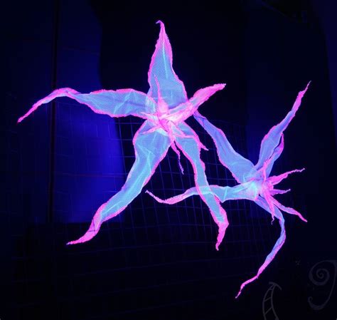 Fluorescent Alien Flower Psychedelic Decorations Alien Plants