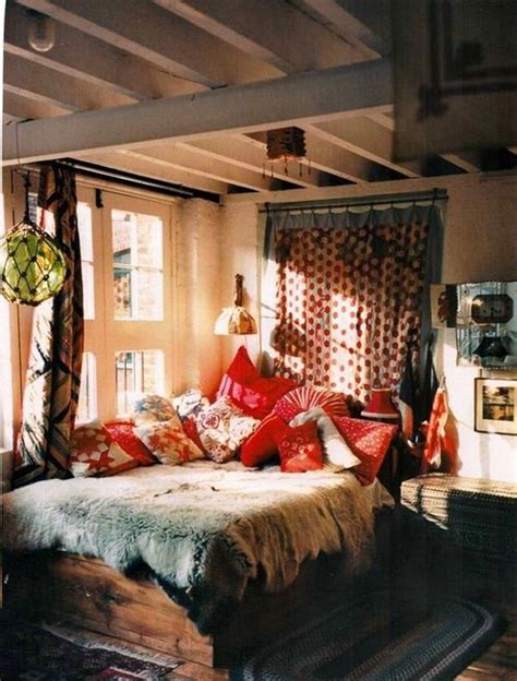 Free shipping on all orders over $35. bohemian-style-bedroom-interior | HomeMydesign