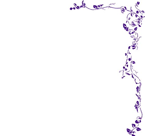13 Purple Border Design Images - Purple Border Design Clip Art, Jungle Vine Border Clip Art and ...