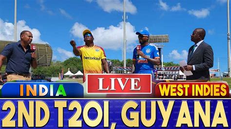 India Vs West Indies 2nd T20 Live Streaming Where To Watch Ind Vs Wi T20i