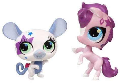 Littlest Pet Shop Totally Talented Pets Mouse Horse Figure 2 Pack 2685