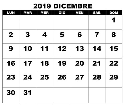 Calendario Professionale Dicembre 2019 Da Stampare Calendario Stampe