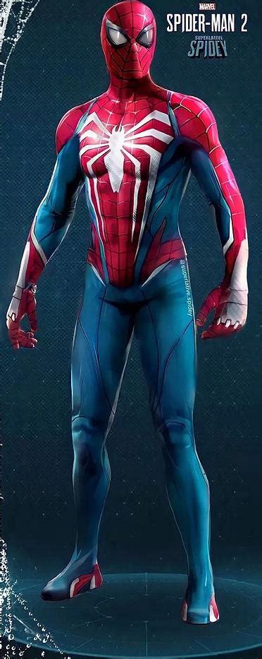 Insomniac Spider Man 2 Upgraded Suit By Lordofapokolips692 On Deviantart