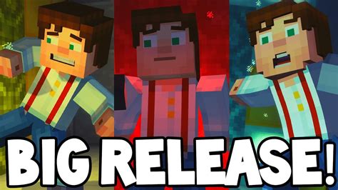 Story mode is presented as within a game of minecraft; Minecraft Story Mode - EPISODE 6-8 - BIG RELEASE ...