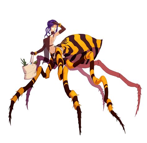 spider woman non human monster girl 蜘蛛夫人 pixiv Monster girl