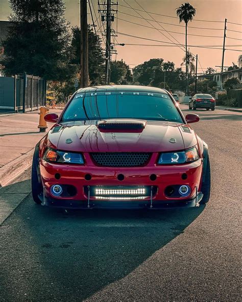 New Edge Ford Mustang With Wide Body Fender Flares And Custom Aero