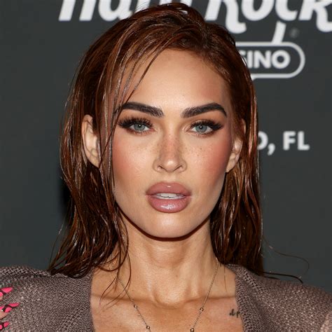 Megan Fox S Latest Naked Dress Is Giving Salmon Chic But We Re Here