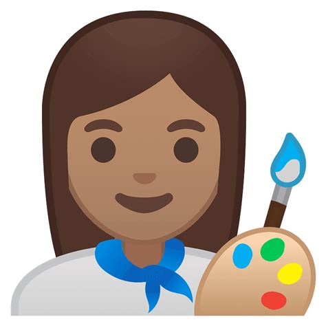 Woman Artist Emoji Clipart Free Download Transparent Png Creazilla