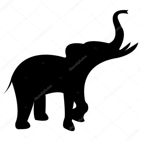 Get now free silhouet or elephant clipart images featured in +73,086 vectors to download. silhouet van de olifant zwart op wit — Stockvector ...