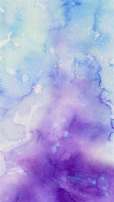 Download Blue Purple Watercolor Stain Art Background