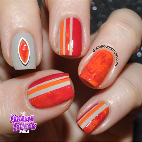 Drama Queen Nails 31dc2014 Day 12 Stripes