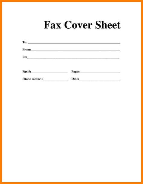 A cover letter is a formal letter you send alongside your resume. 7+ what does a fax cover sheet look like - Ledger Review
