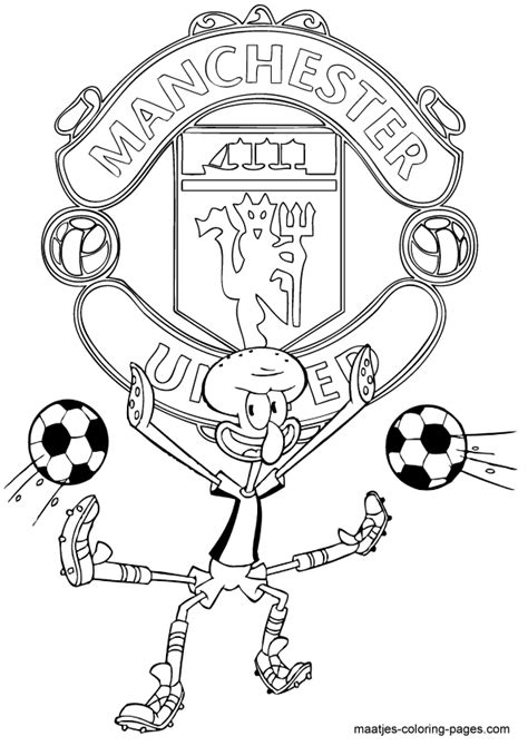 Manchester Soccer Coloring Pages Coloring Pages