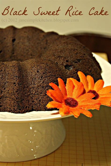 Janes Simple Kitchen Black Sweet Rice Cake