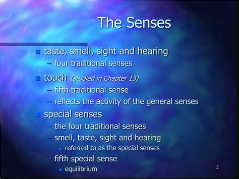 Ppt The Special Senses Powerpoint Presentation Free Download Id317997
