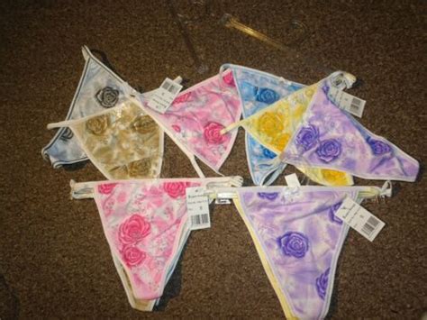 Pack New Sexy Glitter Underwear Panties Brief Bikini Knickers Thongs G String EBay