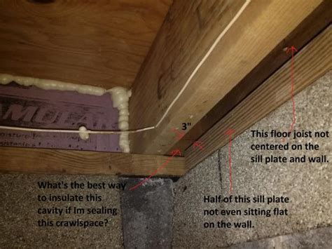 Rugs and carpets are a first, convenient step in insulating a wooden floor. Crawlspace Joist/Sill question w photos - DoItYourself.com ...