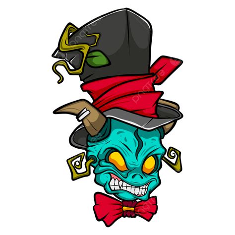 Zombie Con Sombrero De Dibujos Animados Png Dibujos Animados Diseño