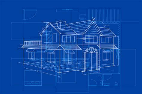Blueprint Of Building Stock Illustration Download Image Now