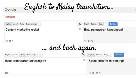 Translate your sentences and websites from english into malay. 3Degrees Asia - Connecting with Content » Lost in Google ...