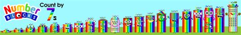 Image Numberblocks Multiples Of 7png Numberblocks Wiki Fandom