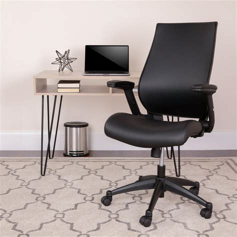 Flash Furniture High Back Black Leathersoft Executive Swivel Office