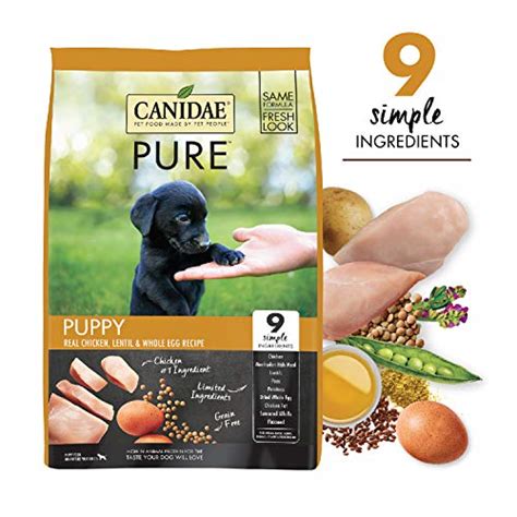 Canidae grain free pure salmon and sweet potato was selected to represent the other products in the canidae grain free pure is a dry dog food using a significant amount of named meat meals as its dominant. CANIDAE PURE Puppy Recipe, Limited Ingredient, Grain Free ...