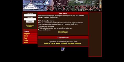 Samurai Mmorpg Fighting Browser Games