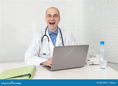 Funny Doctor Stock Image Image Of Clinical Joke Delight 26618937
