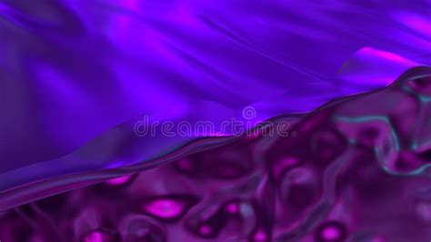 Dark Blue And Pink Diagonal Reflective Waves Bg Abstract 3d Rendering