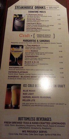 List of prices for all items on the longhorn steakhouse menu. Foto de LongHorn Steakhouse, Skokie: chocolate peanut butter jar dessert - Tripadvisor