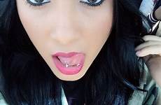 tongue piercing double piercings girls ive wanted while tattoo choose board barbells si tattooeve pierced venom