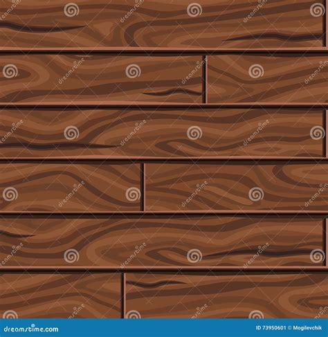 Wooden Horizontal Planks Background Cartoon Vector 73950601