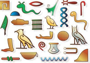 Ancient Egyptian Hieroglyphics Alphabet Chart