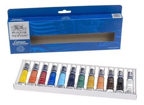 Juego Acuarelas Cotman 8ml 12 Tubos Winsor Newton Arte MercadoLibre