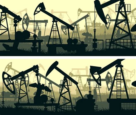 Silhouettes Of Units For Oil Industry — Stock Vector © Vertyr 20876711