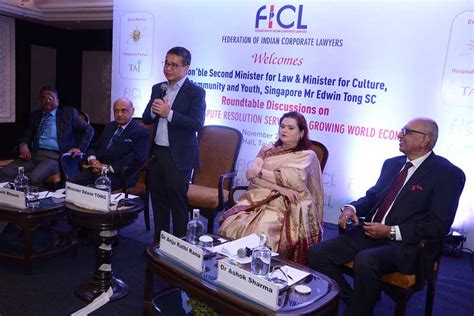 Ficl Hosts Panel With Singapores Second Minister For Law Edwin Tong Singapore News News