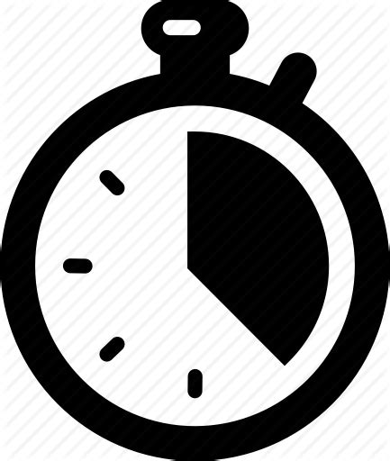 Timer Icon Drawing Png Transparent Background Free Download 7786