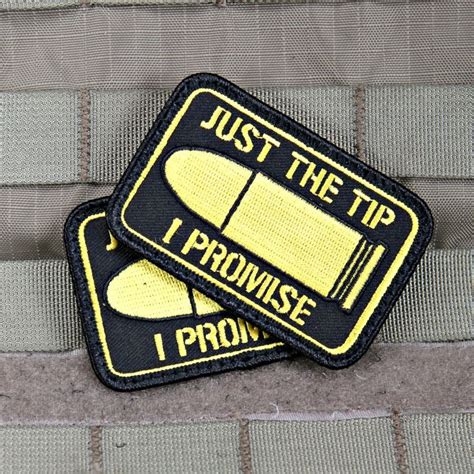 Just The Tip Morale Patch Morale Patch Funny Patches Morale Patch Funny