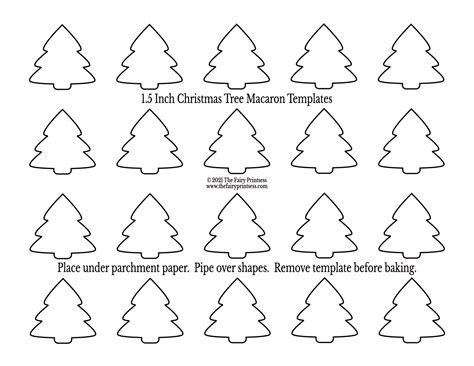 Christmas Macaron Templates Free Printables For Holiday Baking