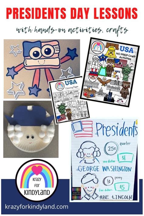 Presidents Day Activities For Kindergarten And Preschool Lessons