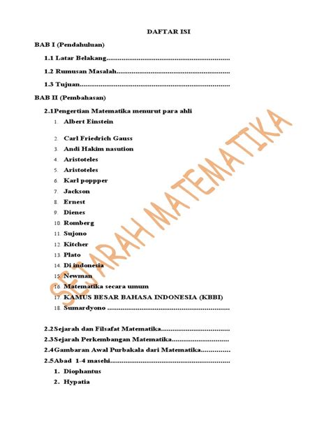 Sejarah Matematika Pdf