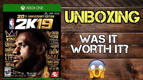 Nba 2k19 20th Anniversary Edition Unboxing Youtube